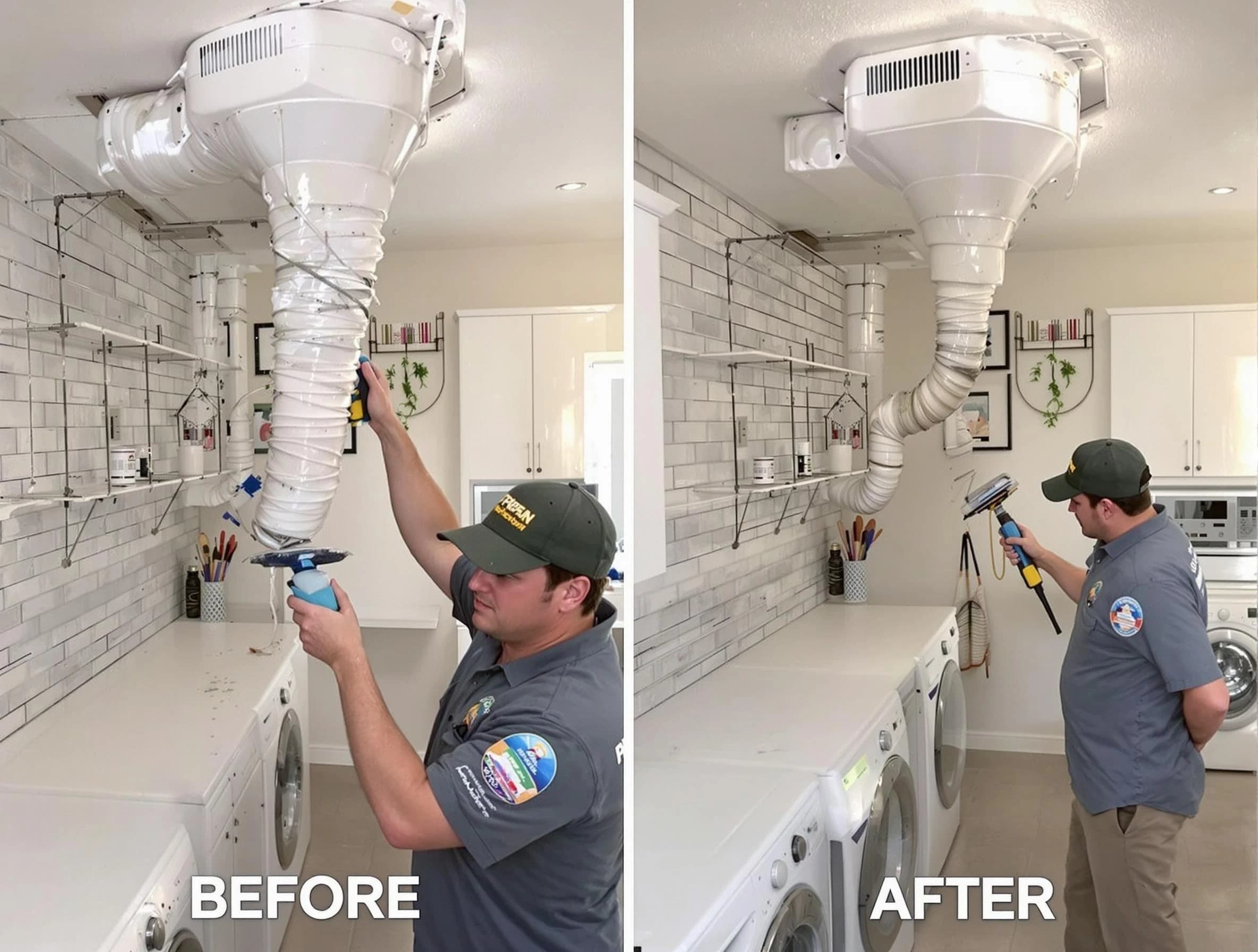 Professional dryer exhaust vent cleaning by Glendale Dryer Vent Cleaning in Glendale