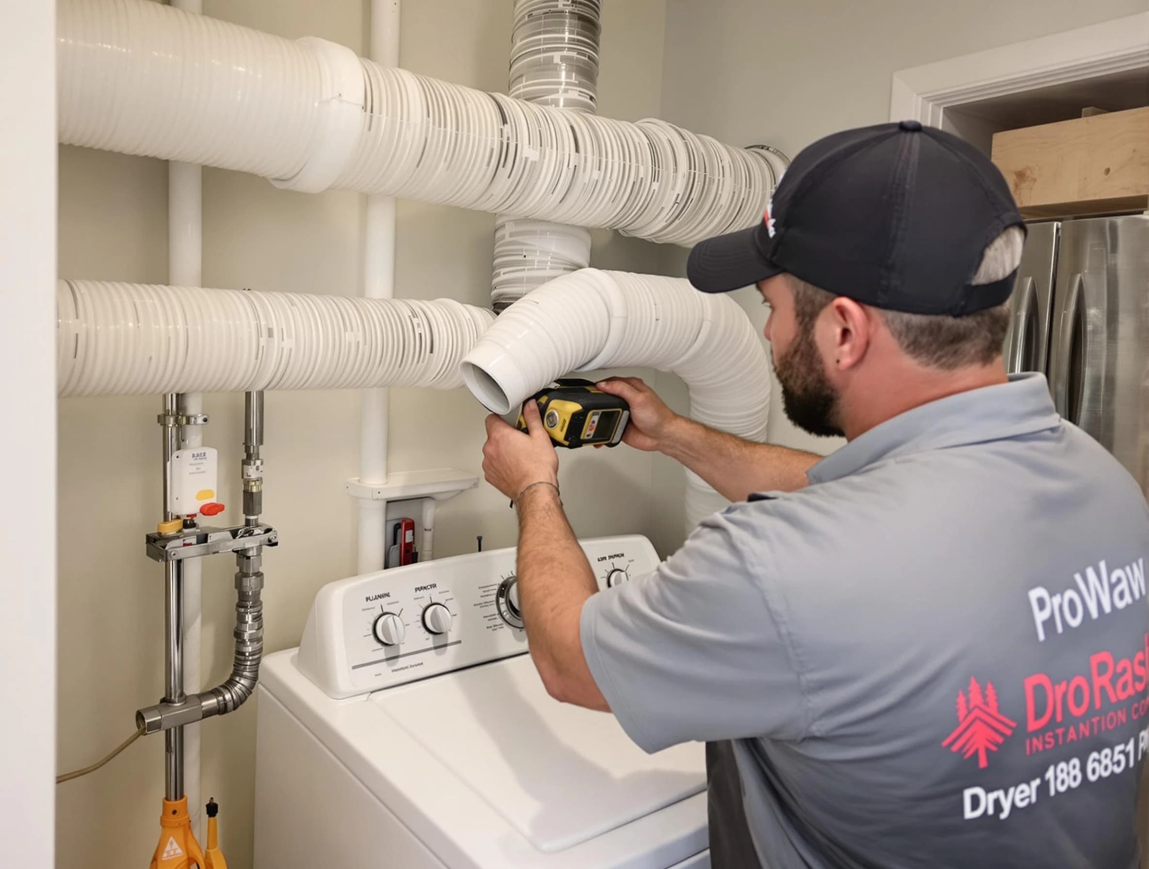 Professional dryer vent hose installation by Glendale Dryer Vent Cleaning in Glendale